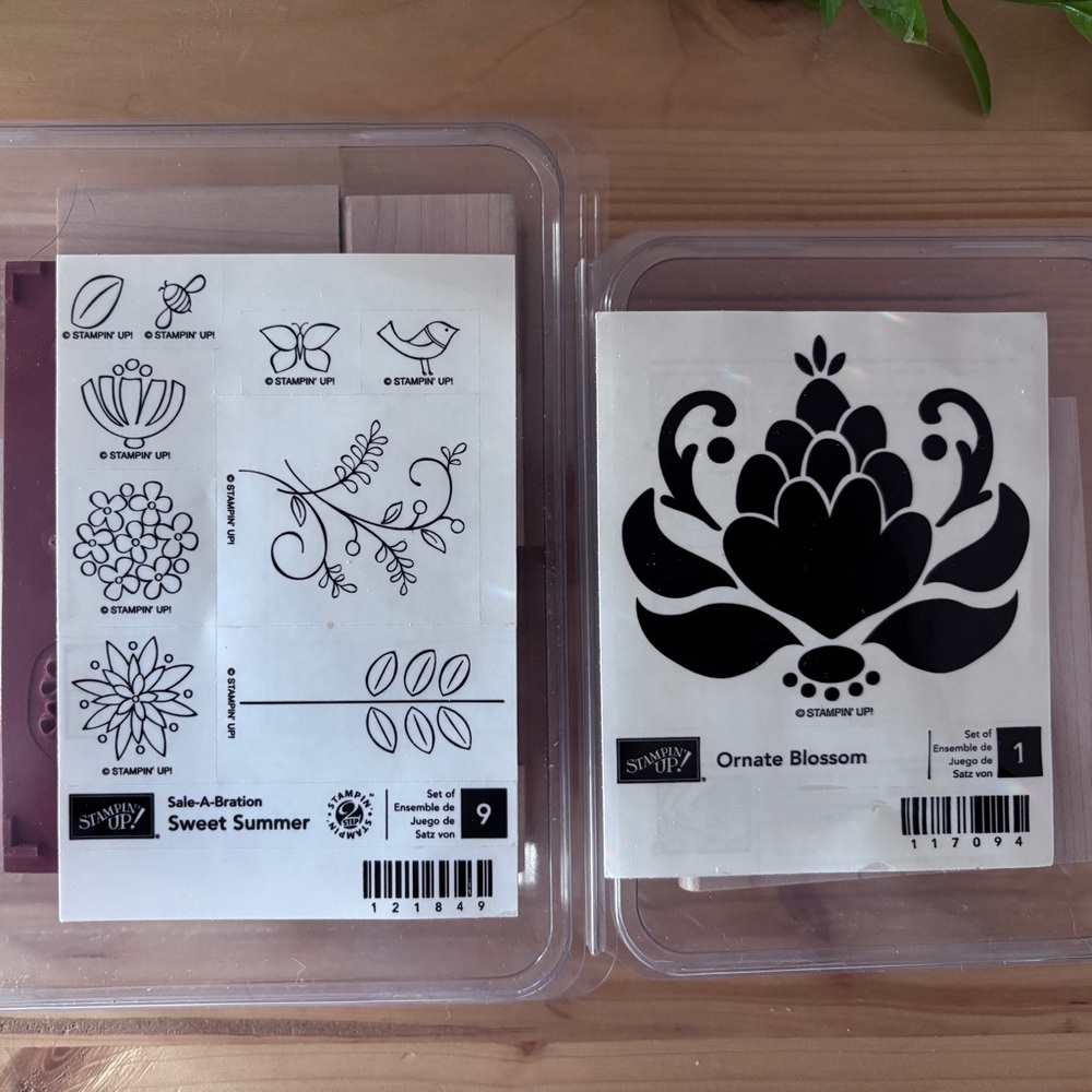 Stampin' Up! Sweet Summer and Ornate Blossom Stamp Set NEW